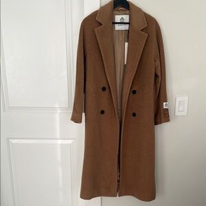 Babaton The Slouch Coat-Recamel wool